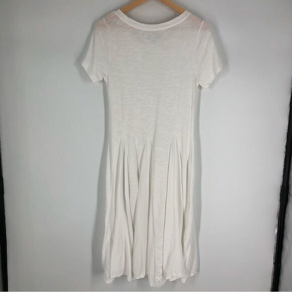 Soft Surroundings Drapey Midi Shirt Dress White Size Small Style 2DC13‎ - Picture 7 of 8